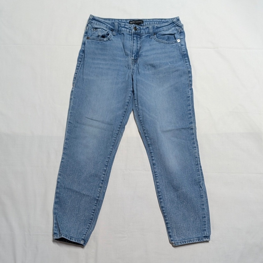True Religion Colette High Rise Tapered Skinny Jeans Light Wash Blue Women's 31